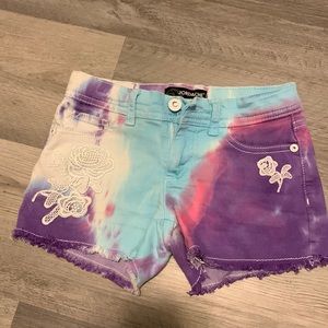 Girl (size 7) Jordache tie dye shorts